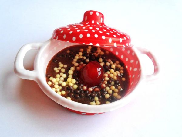 Panela com Brigadeiro de colher